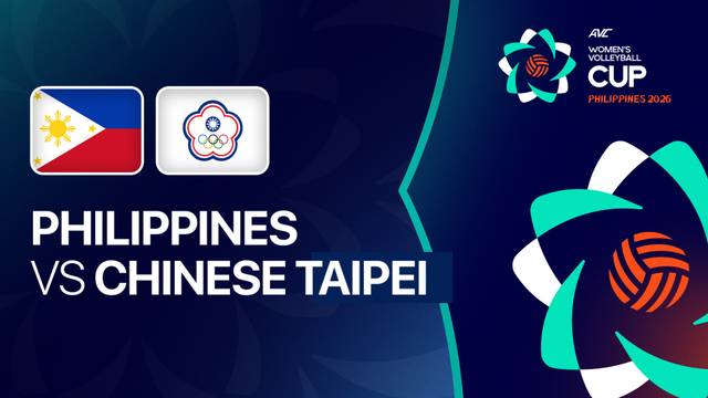 Philippines vs Chinese Taipei - Full Match | AVC Women's Cup 2026
