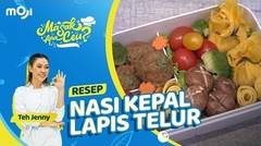RESEP NASI KEPAL LAPIR TELUR, MENU SERU BUAT BEKAL ANAK SEKOLAH | MASAK APA CEU? - Moji