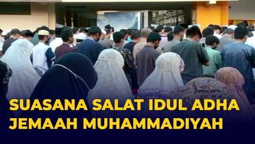 Suasana Salat Idul Adha di Gedung Pusat Dakwah Muhammadiyah Jakarta