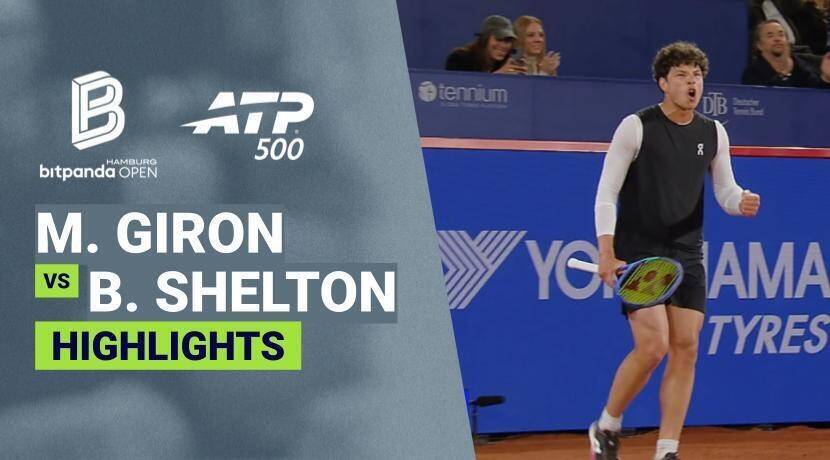 Marcos Giron vs Ben Shelton - Round 1 | ATP 500: bitpanda Hamburg Open 2026