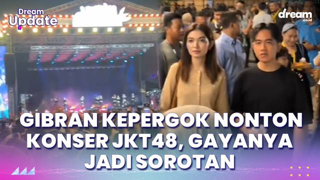 Gibran Kepergok Nonton Konser JKT48, Gayanya Jadi Sorotan