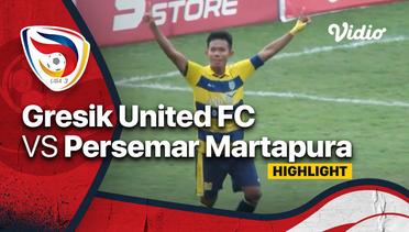 Highlight - Gresik United FC vs Persemar  Martapura | Liga 3 Nasional 2021/22