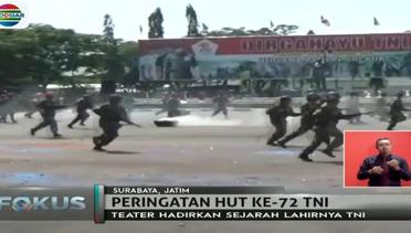 Keunikan Perayaan HUT ke-72 TNI di Berbagai Daerah Tanah Air - Fokus Sore