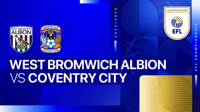 West Bromwich Albion vs Coventry City - Full Match | EFL Championship 2025/26