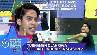 Skill Badminton EL Rumi Bukan Kaleng-Kaleng! Jefan Nathanio Dilibas 2 Set Langsung!! | Turnamen Olahraga Selebriti Indonesia Season 2