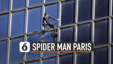 Aksi Menyeramkan Alain Robert Spider Man Paris