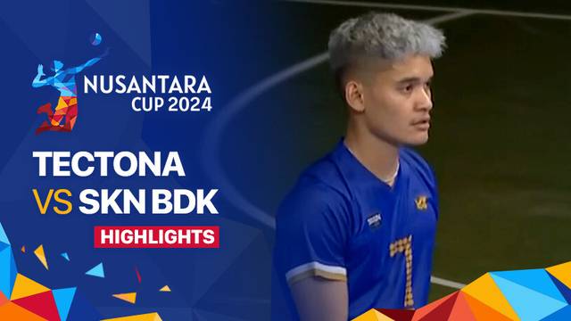 Putra: Tectona (Bandung) vs SKN BDK Volleyball Club (Kab.Kudus) - Highlights | Nusantara Cup 2024