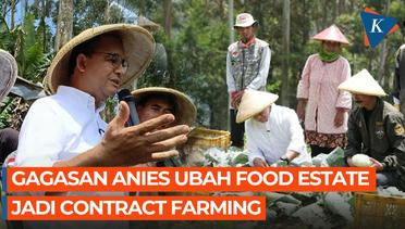Anies Berencana Ganti "Food Estate" Gagasan Pemerintah Jokowi jika Jadi Presiden.