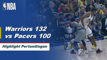 NBA | Cuplikan Hasil Pertandingan - Warriors 132 vs Pacers 100
