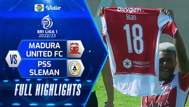 Full Highlights - Madura United FC VS PSS Sleman | BRI Liga 1 2022/2023