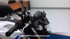 Yamaha MT25 close view