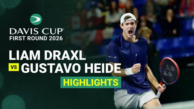 Liam Draxl (CAN) vs Gustavo Heide (BRA) - Highlight | Davis Cup 2026