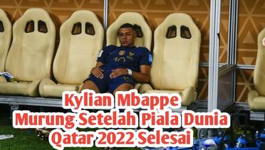 Kylian Mbappe Saat Murung Karena Kalah di final Piala Dunia Qatar 2022