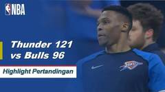 NBA I Cuplikan Pertandingan : Thunder 121 vs Bulls 96