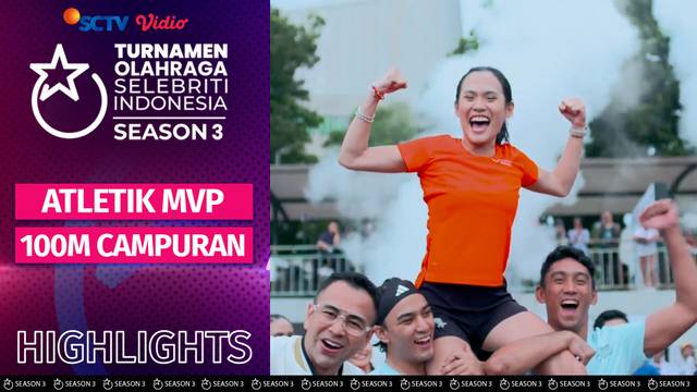Highlights Atletik MVP 100M Campuran | TOSI Season 3