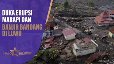 Duka Selebritis Untuk Erupsi Gunung Marapi dan Banjir Bandang Luwu | Halo Selebriti