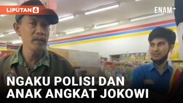 Viral! Pria Ngaku Polisi dan Anak Angkat Jokowi Palak Rokok di Minimarket