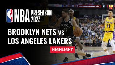 Brooklyn Nets vs Los Angeles Lakers - Highlights | NBA Preseason 2023/24
