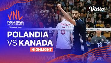 Match Highlights | Polandia vs Kanada | Men's Volleyball Nations League 2023