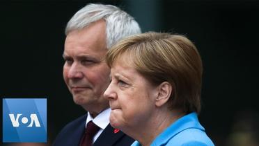 Merkel Appears Unsteady as She Welcomes Finnish PM