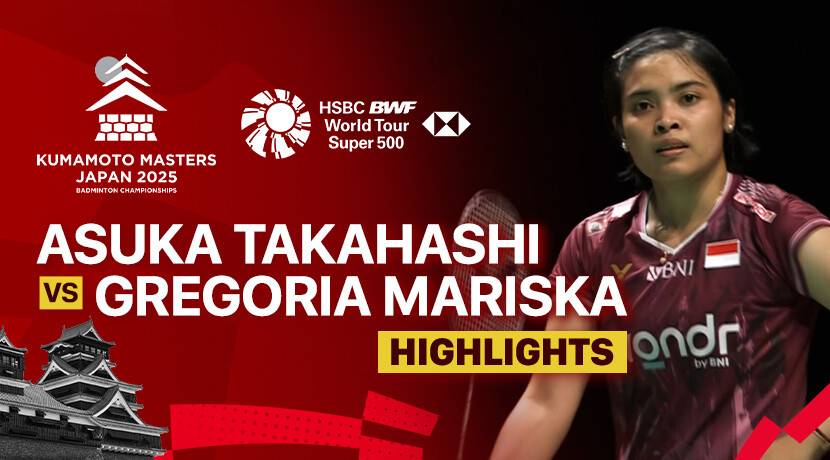 Asuka Takahashi (JPN) vs Gregoria Mariska Tunjung (INA) - Women's Singles Quarter Finals | Kumamoto Masters Japan 2025