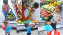 Zia Shopping and Learning Fruits (Zia Belanja sambil Belajar Mengenal Buah Buahan)