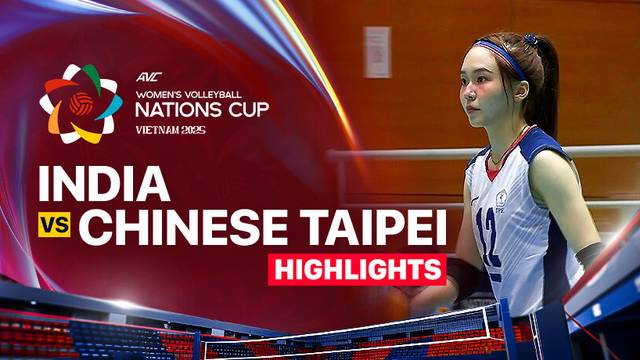 India vs Chinese Taipei - Highlights | AVC Women's Volleyball Nation Cup 2025