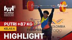 Highlights | Putri +87 Kg - Kelas A | IWF World Weightlifting Championships 2022