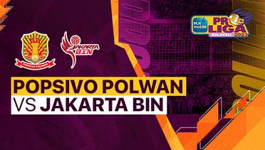 Full Match | Jakarta Popsivo Polwan vs Jakarta BIN | PLN Mobile Proliga Putri 2023