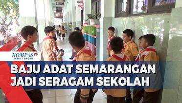 Baju Adat Semarangan Jadi Seragam Sekolah