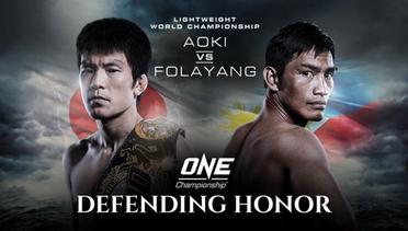 ONE Championship: DEFENDING HONOR | ONE@Home Event Replay