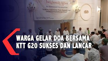 Warga Gelar Doa Bersama KTT G20 Bali Berlangsung Sukses dan Lancar