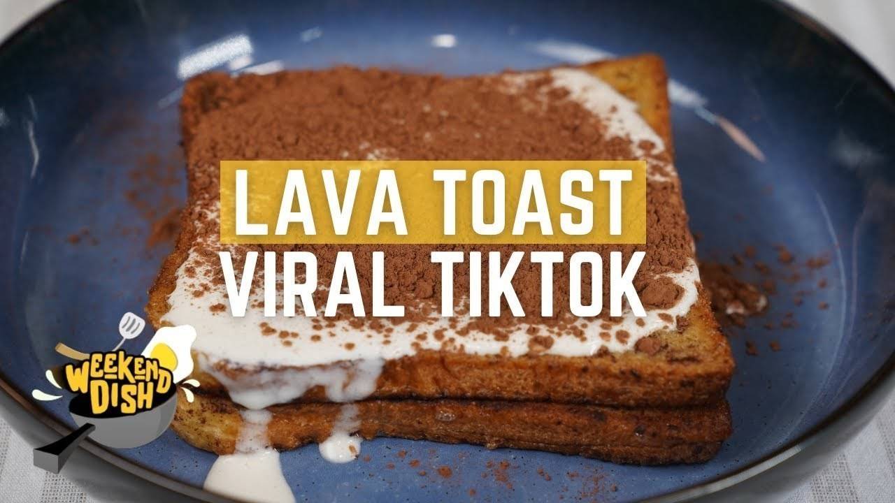 Resep Lava Toast Viral TikTok WEEKEND DISH Vidio