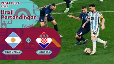 Argentina Sikat Kroasia 3-0 pada Semifinal Piala Dunia 2022, Lionel Messi Man of the Match