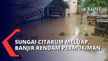 Luapan Sungai Citarum Rendam Permukiman Warga, Ketinggian Air Capai 100 Cm!