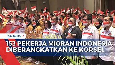 153 Pekerja Migran Indonesia Diberangkatkan ke Korea Selatan oleh BP2MI