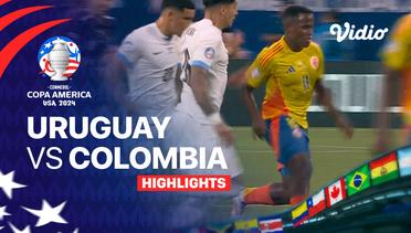 Uruguay vs Colombia - Highlights | CONMEBOL Copa America USA 2024 - Semifinal