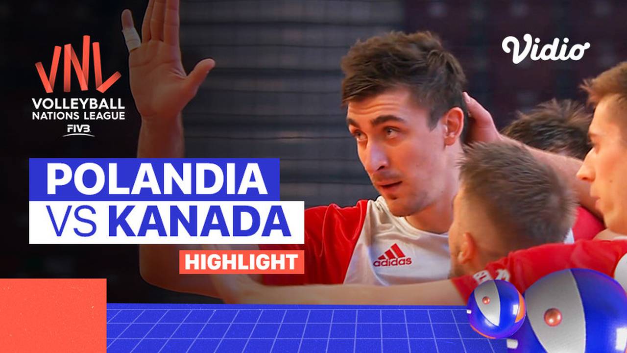 Match Highlights Polandia vs Kanada Men's Volleyball Nations League