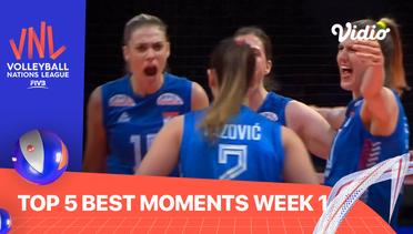 Top 5 Best Moments Week 1 | Women’s Volleyball Nations League 2022