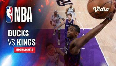 Milwaukee Bucks vs Sacramento Kings - Highlights | NBA Regular Season 2023/24