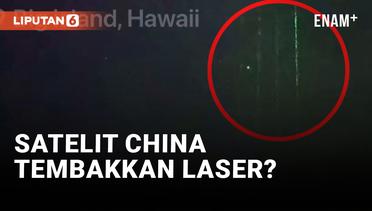 Satelit China Disebut Pendarkan Laser Berwarna Hijau di Langit Hawaii