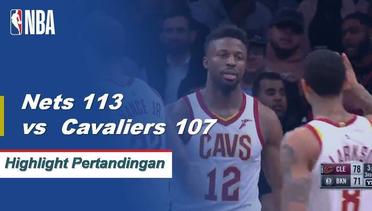 NBA I Cuplikan Pertandingan : Nets 113 vs Cavaliers 107