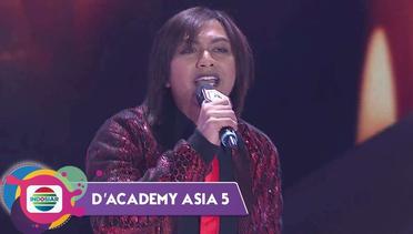 EKSPRESIF & ALL OUT!!  Azmirul Azman (Malaysia) "Mbah Dukun" Raih 5 Standing Ovation - D'Academy Asia 5