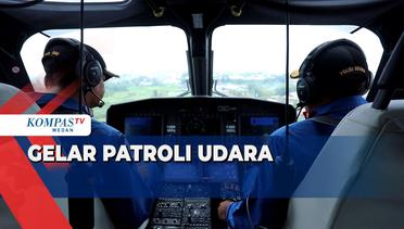 Polda Sumut dan TNI AL Gelar Patroli Udara
