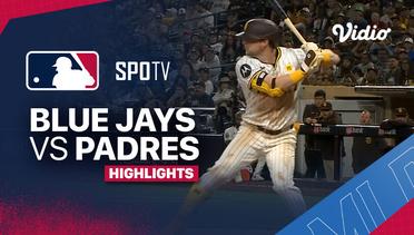 Toronto Blue Jays vs San Diego Padres - Highlights  | MLB 2024