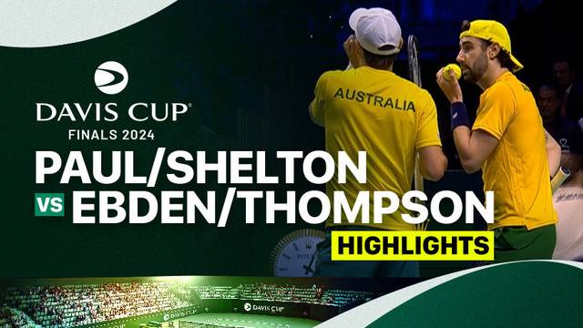 Paul/Shelton (USA) vs Ebden/Thompson (AUS) - Highlights | Davis Cup 2024