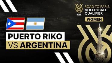Full Match | Puerto Riko vs Argentina | Women's FIVB Road to Paris Volleyball Qualifier 2023