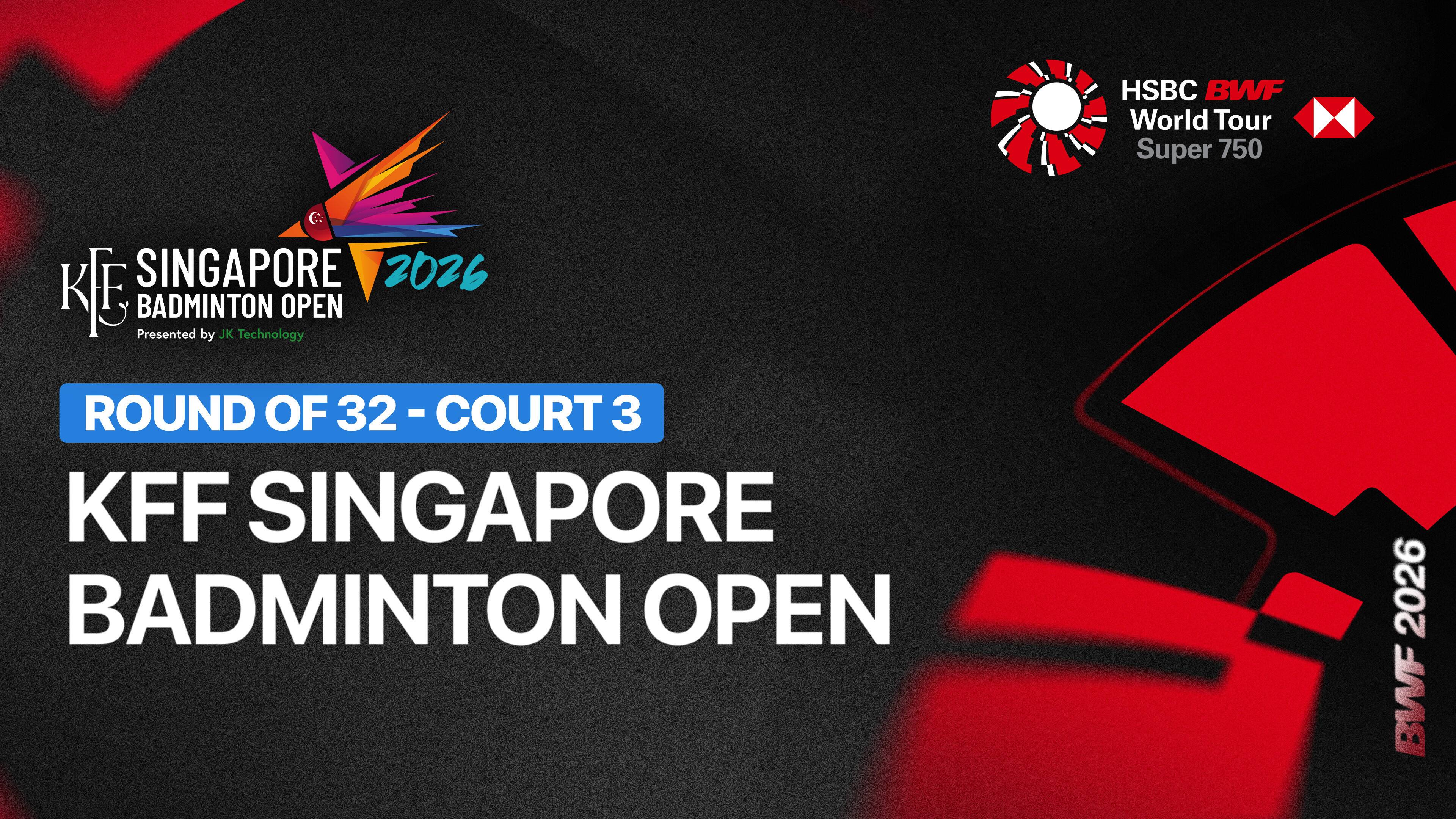 Michelle Li (CAN) vs Line Hojmark Kjaersfeldt (DEN) - Women's Singles Round of 32 | KFF Singapore Open 2026
