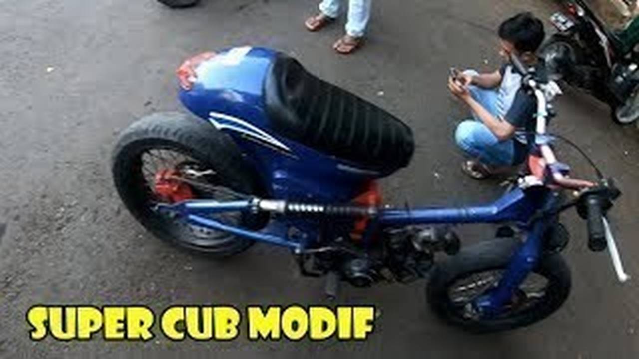Test Super Cub Old Modif | Vidio