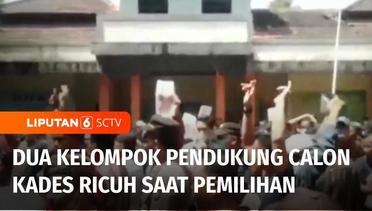 Kericuhan Pendukung Calon Kepala Desa Saat Pemilihan di Bogor | Liputan 6